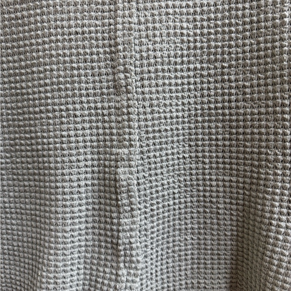 Altar'd State Sage Green Waffle Knit Ruffled Sleeve Blouse - Picture 10 of 10